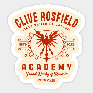 Clive Rosfield Academy Sticker